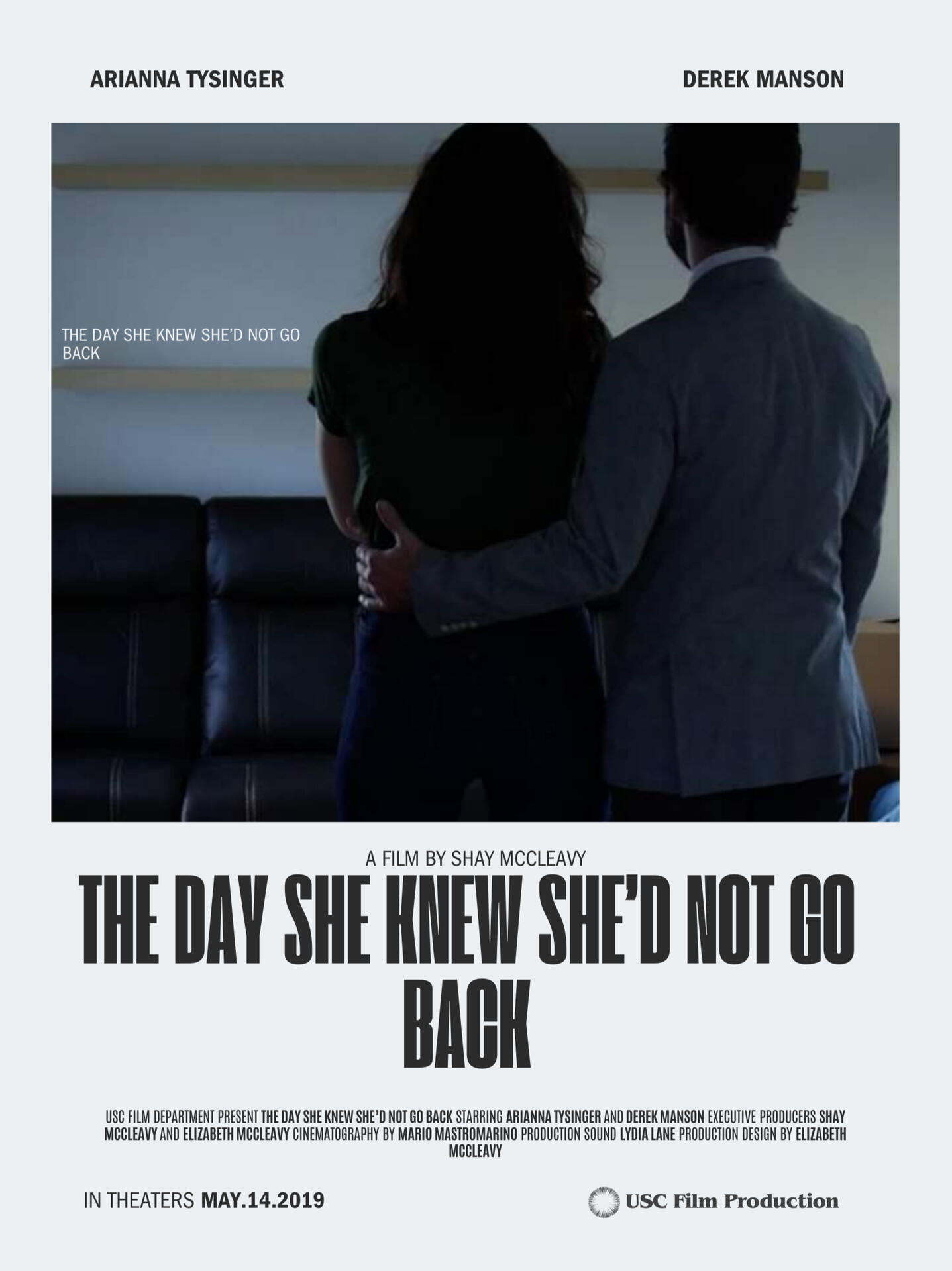 the day she knew she'd not go back
